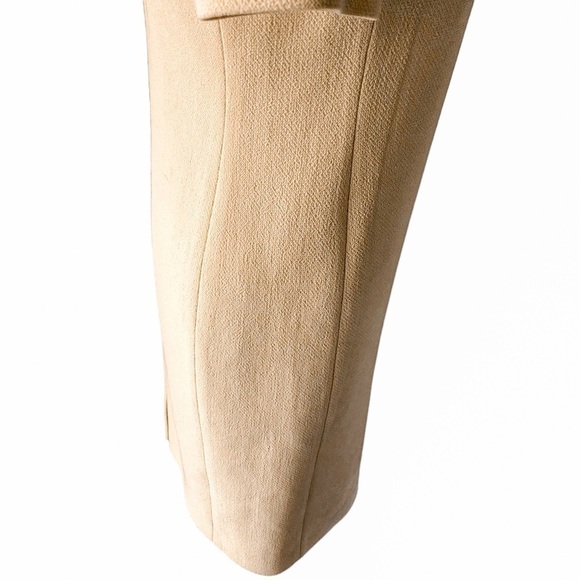 Louis Feraud Short Sleeve Sheath Wool Dress Size 8 - Picture 5 of 9